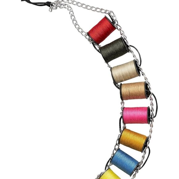 Wonderland Hatter Cosplay Colorful Shoulder Belt 70 inches main image 7